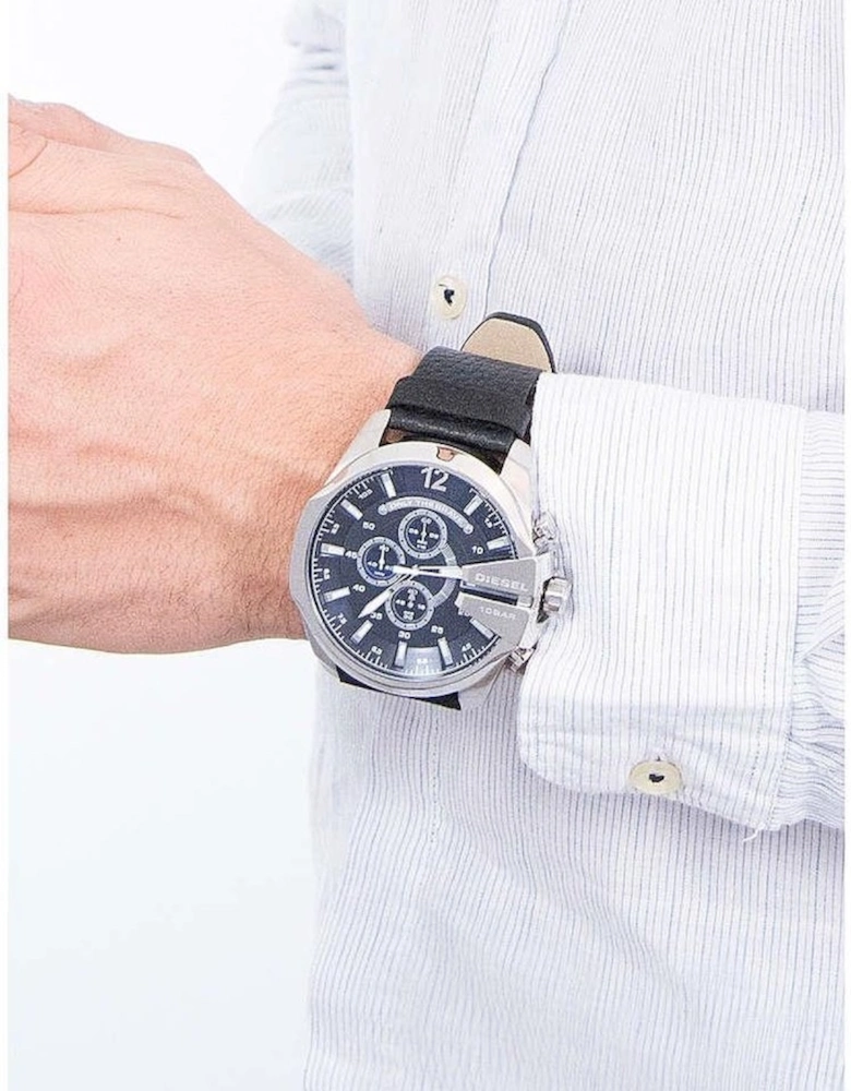Diesel DZ4423 Mega Chief Navy Blue Dial Chronograph Men's Watch