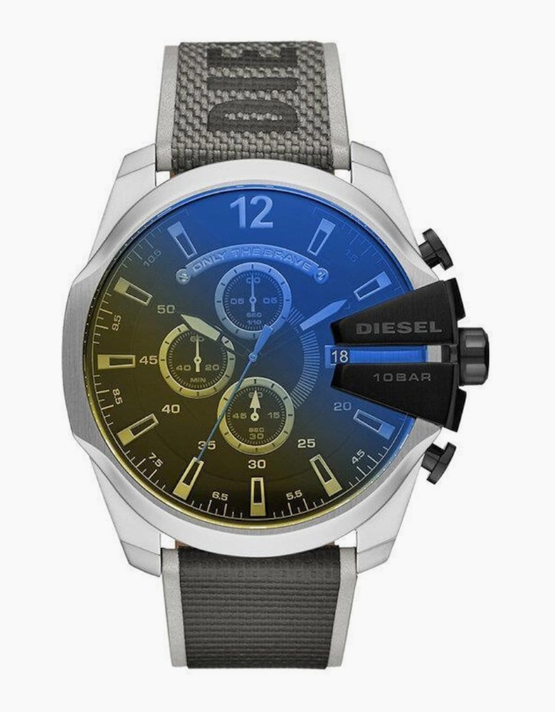 Diesel DZ4523 Mega Chief 54mm Leather Black Mens Watch