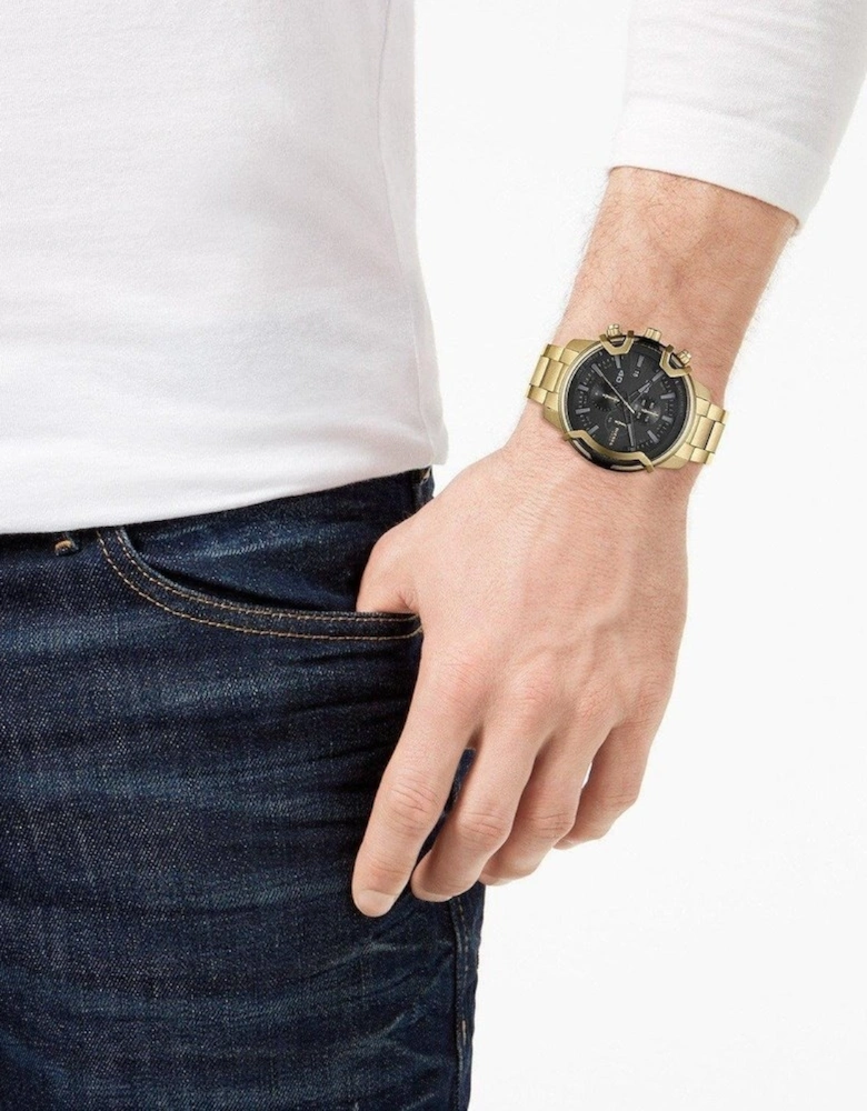 Diesel DZ4522 Griffed Chronograph Gold Black Men's Watch