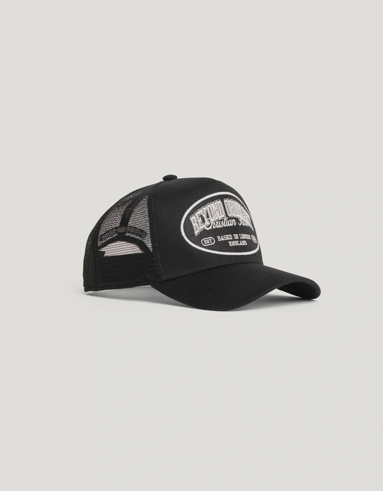 Christian Rose Beyond Ordinary Trucker Cap - Black / White