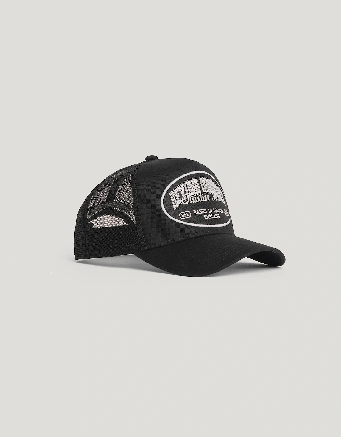 Christian Rose Beyond Ordinary Trucker Cap - Black / White