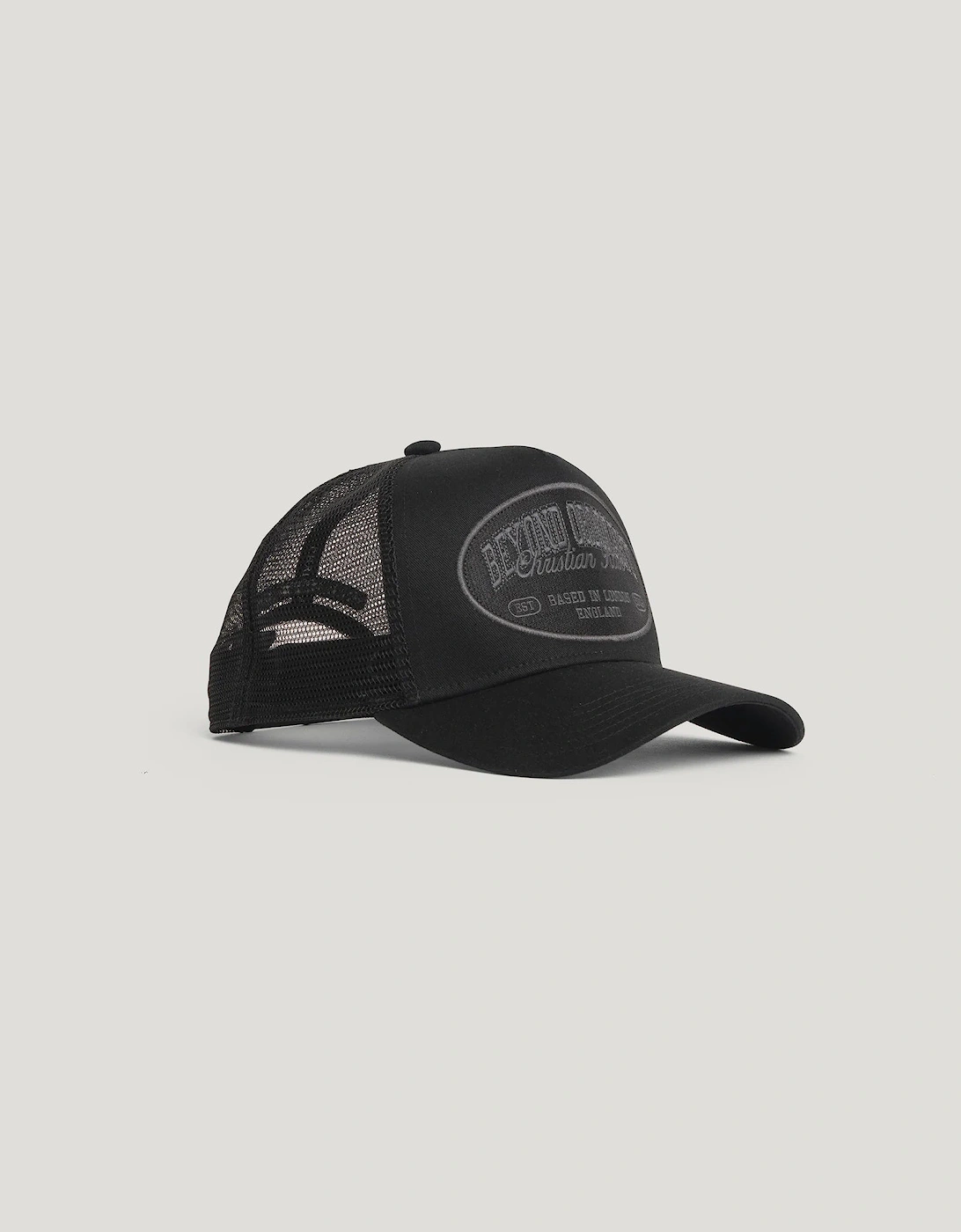 Christian Rose Beyond Ordinary Trucker Cap -Black / Black