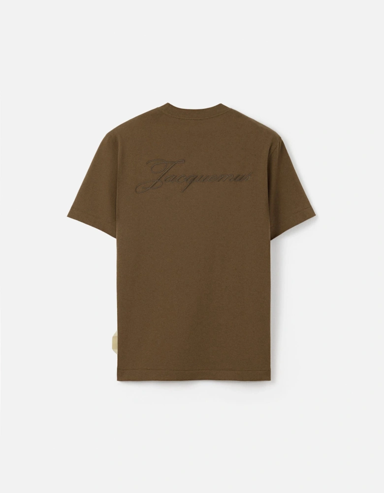 Jacquemus The Logo T Shirt Khaki