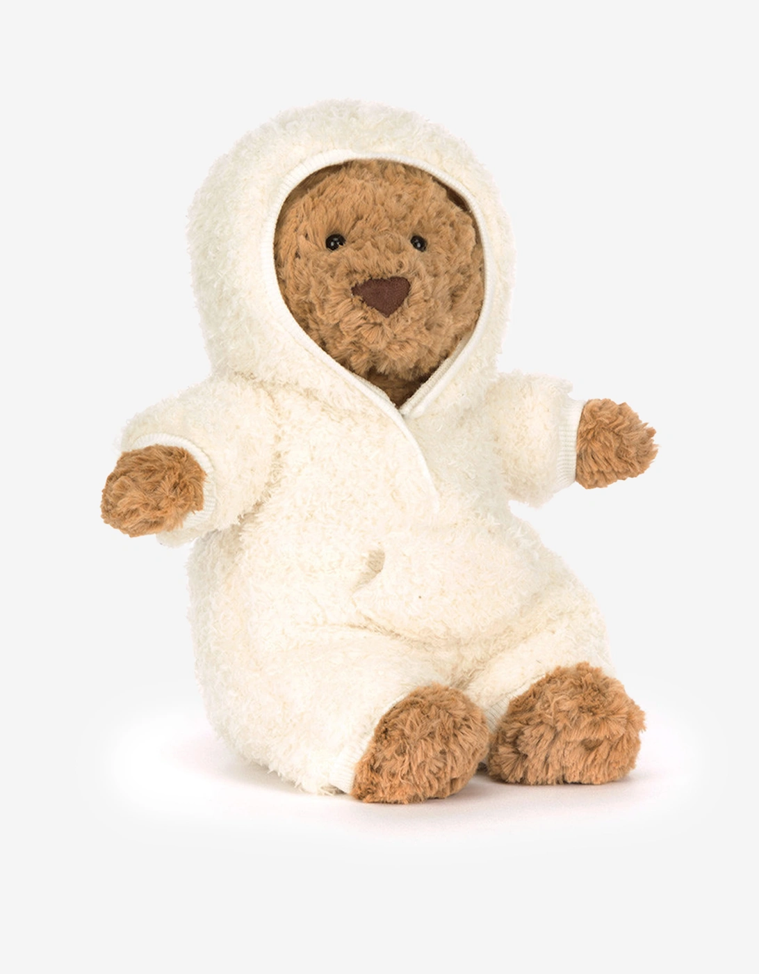 Jellycat Girls Brown 'S Bartholomew Bear All-In-One Outfit In (26Cm) - Size: One Size, Kids