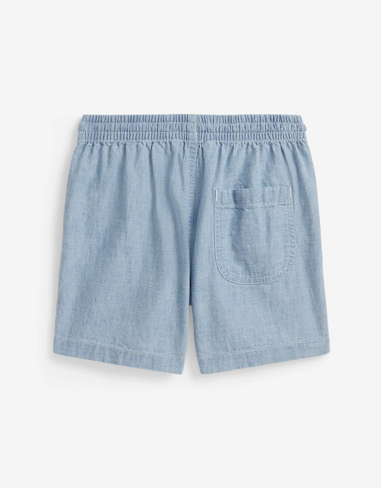 Ralph Lauren Boys Twill Woven Shorts in Blue