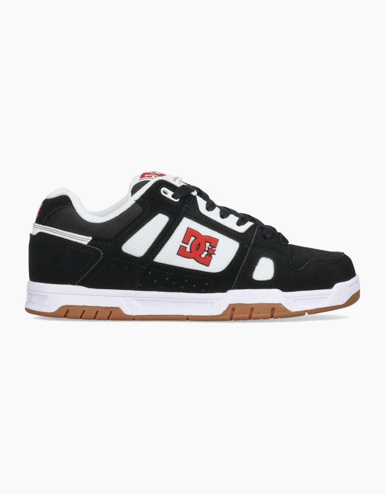 DC Shoes Mens Stag Low Rise Suede Leather Skate Trainers