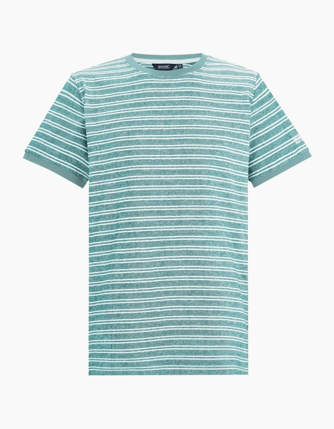 Regatta Mens Benlin Striped T-Shirt, 6 of 5