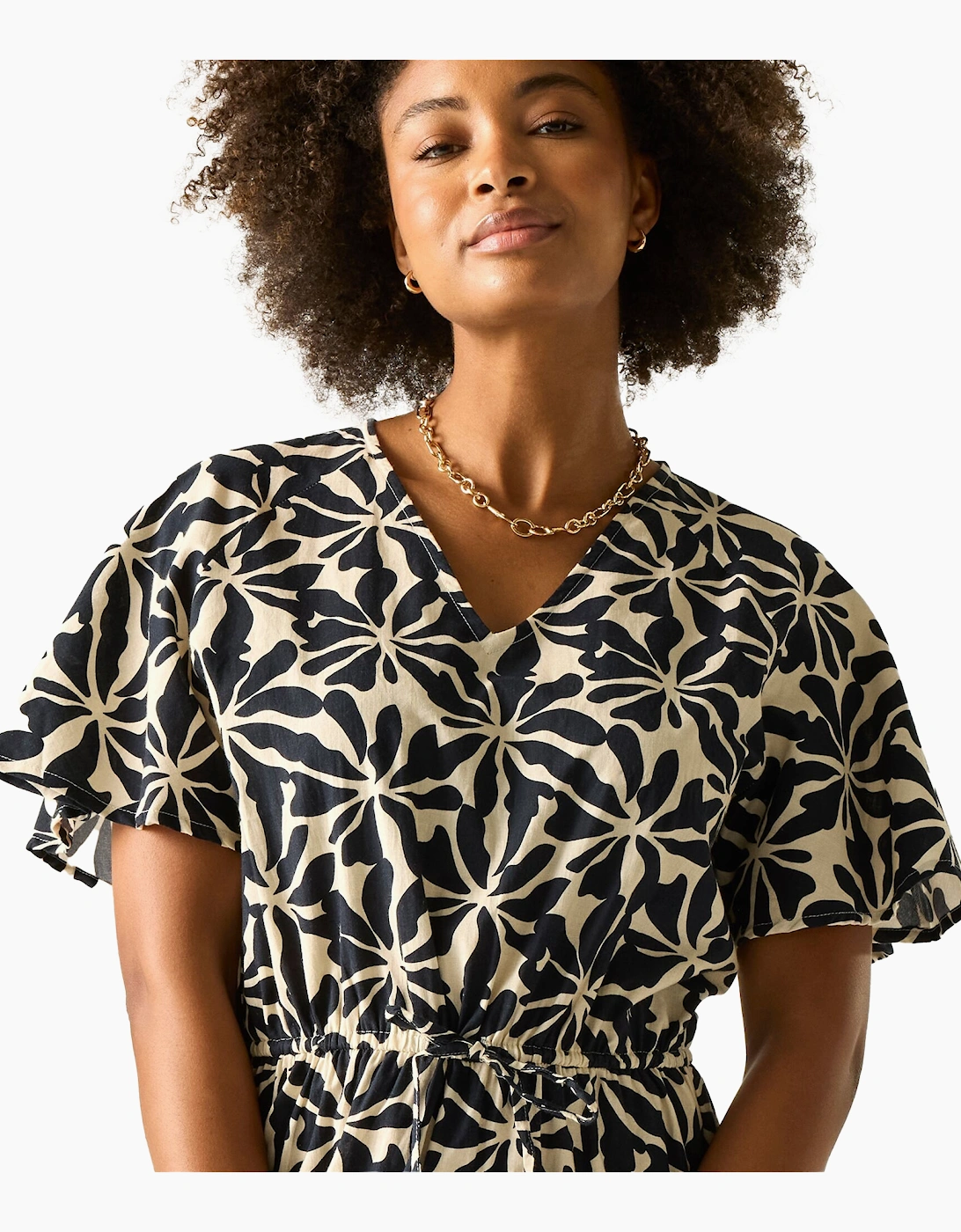 Regatta Womens/Ladies Elona Abstract Floral Midi Dress