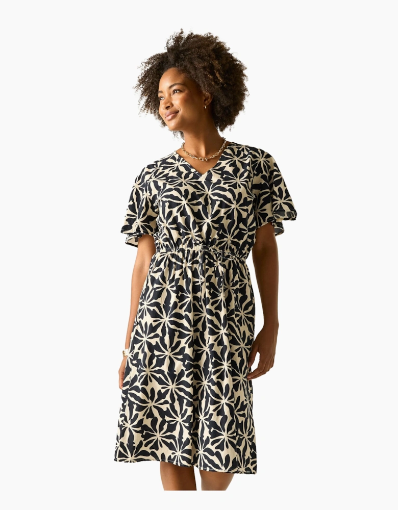 Regatta Womens/Ladies Elona Abstract Floral Midi Dress
