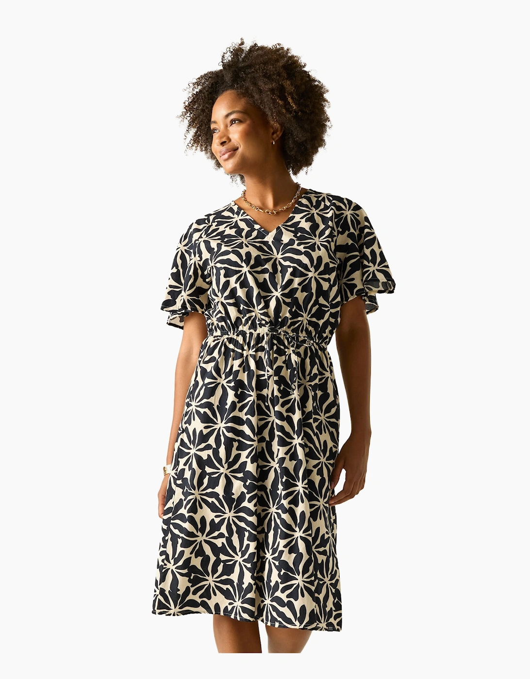 Regatta Womens/Ladies Elona Abstract Floral Midi Dress