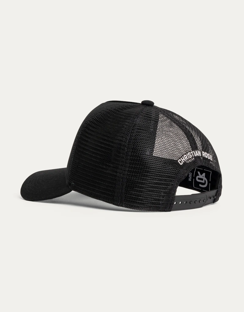 Christian Rose Beyond Ordinary Trucker Cap - Black / White