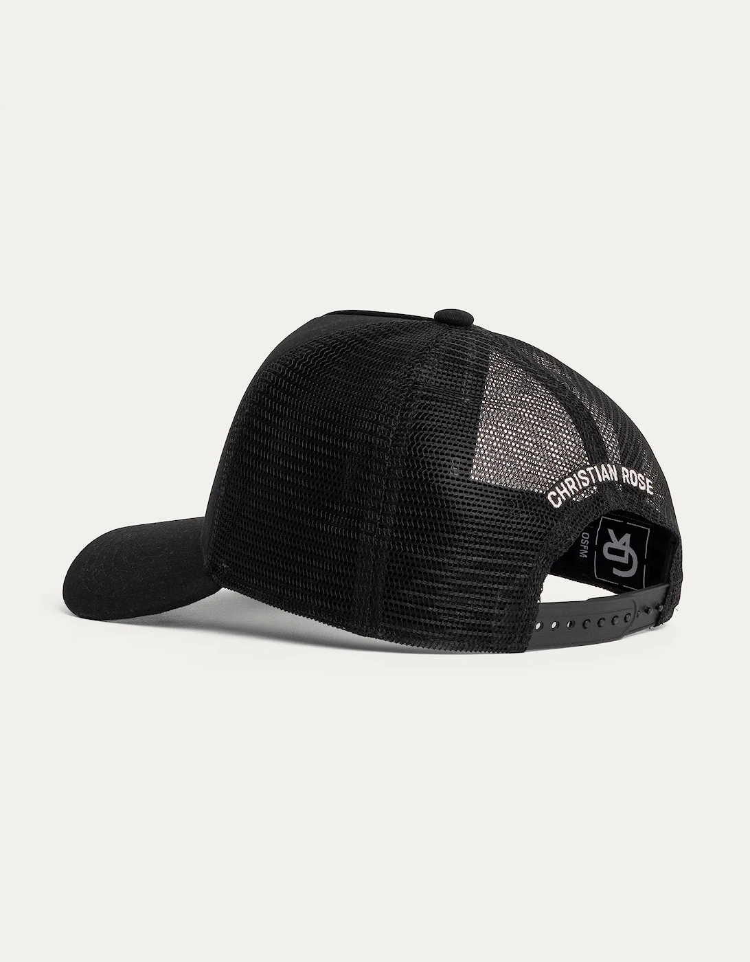 Christian Rose Beyond Ordinary Trucker Cap - Black / White