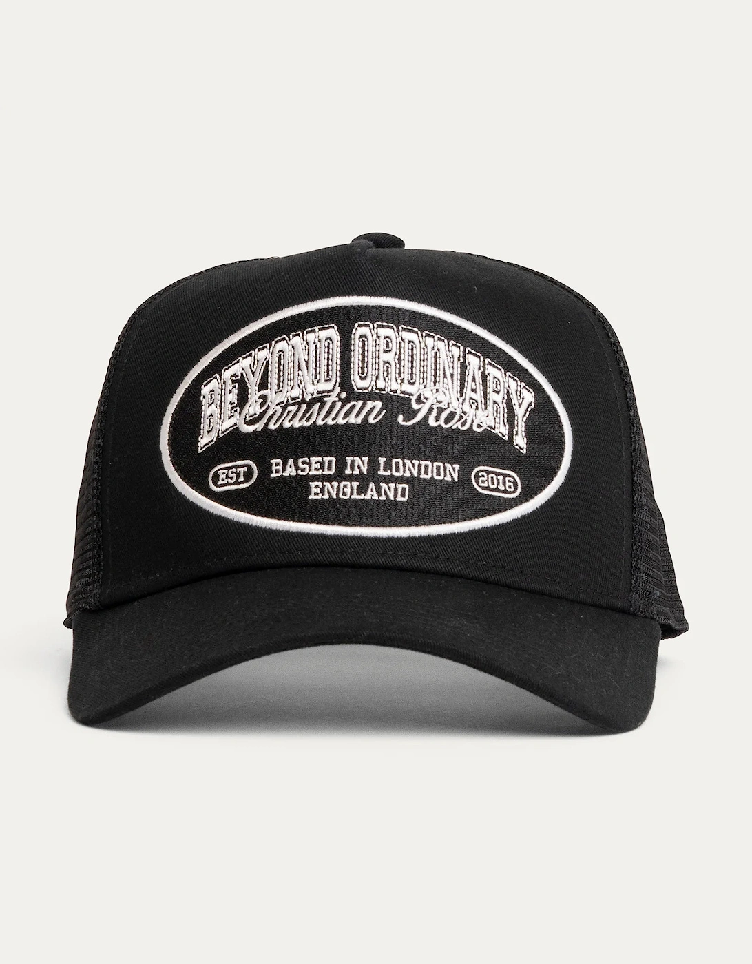 Christian Rose Beyond Ordinary Trucker Cap - Black / White