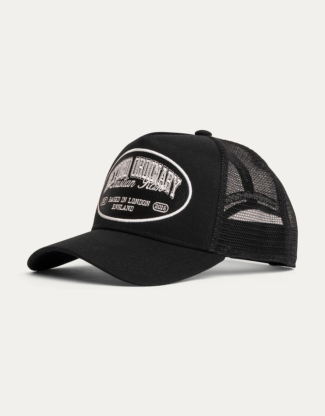 Christian Rose Beyond Ordinary Trucker Cap - Black / White