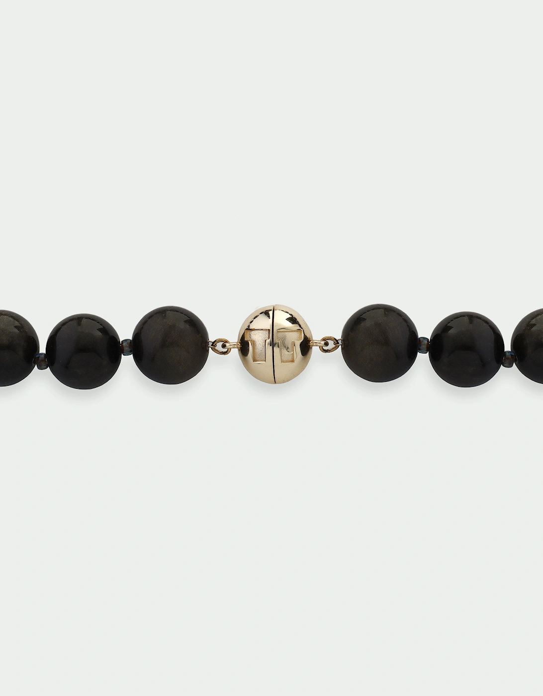 Golden Obsidian Large Beaded Necklace