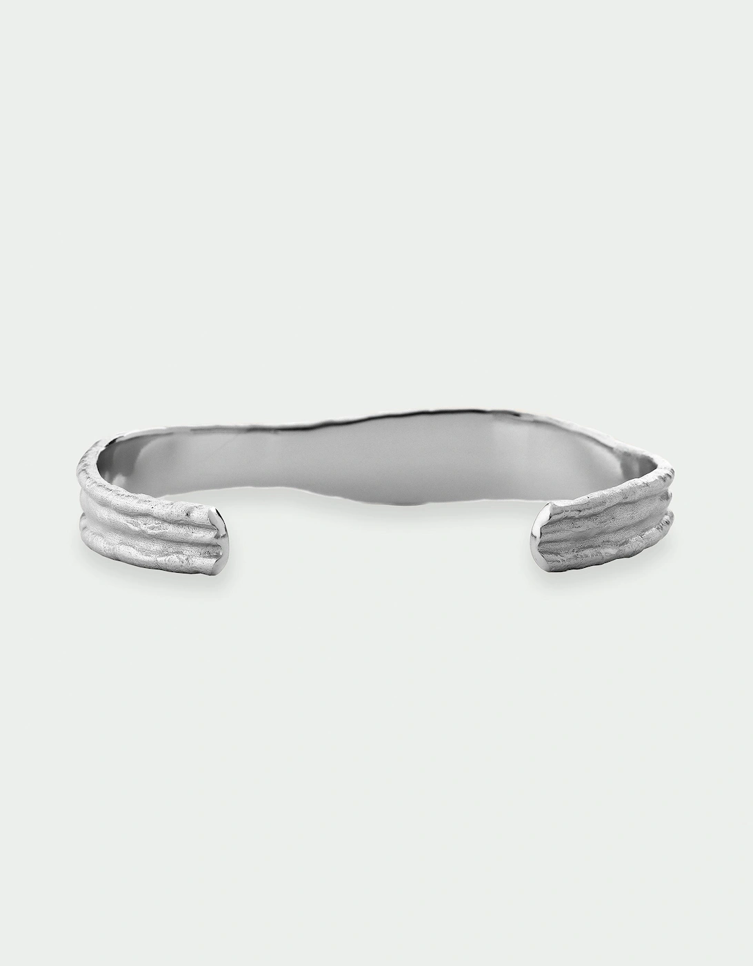 Driftline Organic Textured Open Bangle