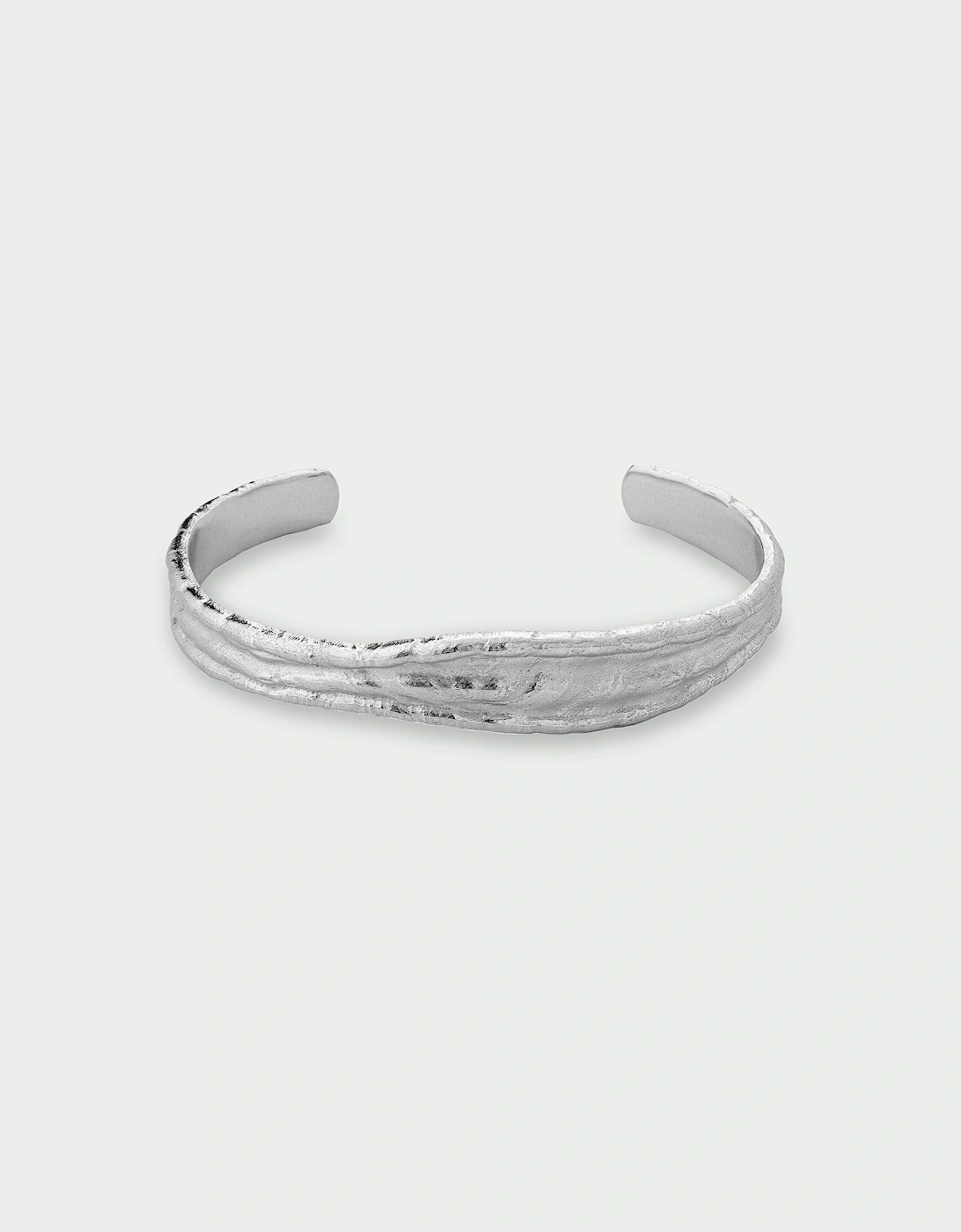 Driftline Organic Textured Open Bangle