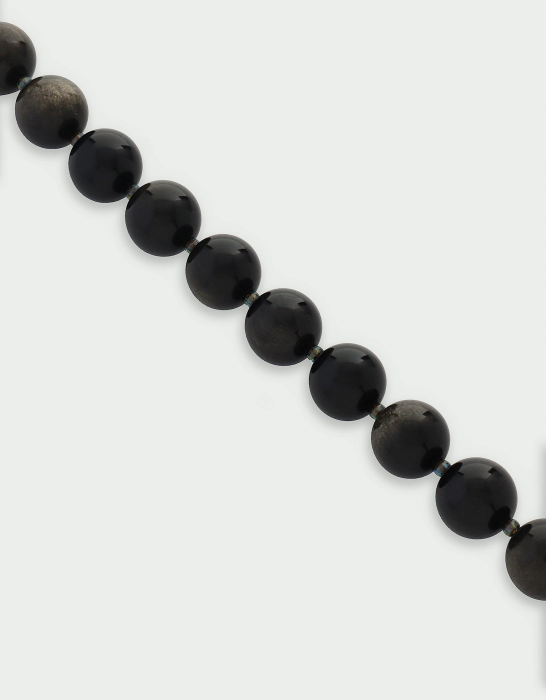 Golden Obsidian Large Beaded Bracelet
