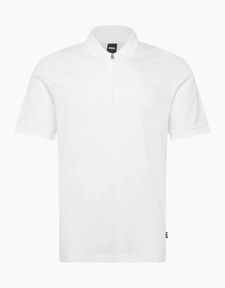 BOSS Black H Paras 70 Polo Shirt S1-26 100 White