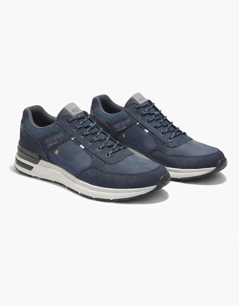 R21 Original M924 Mens Casual Shoes Navy Blue