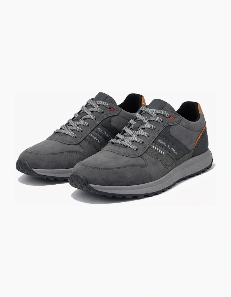 R21 Original M616 Mens Casual Trainers Grey/Black
