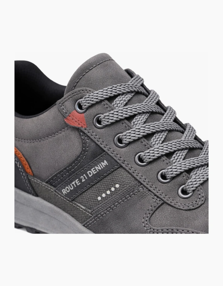 R21 Original M616 Mens Casual Trainers Grey/Black