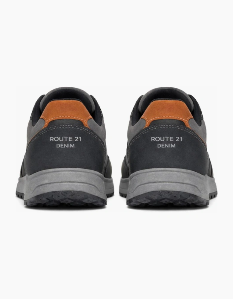R21 Original M616 Mens Casual Trainers Grey/Black