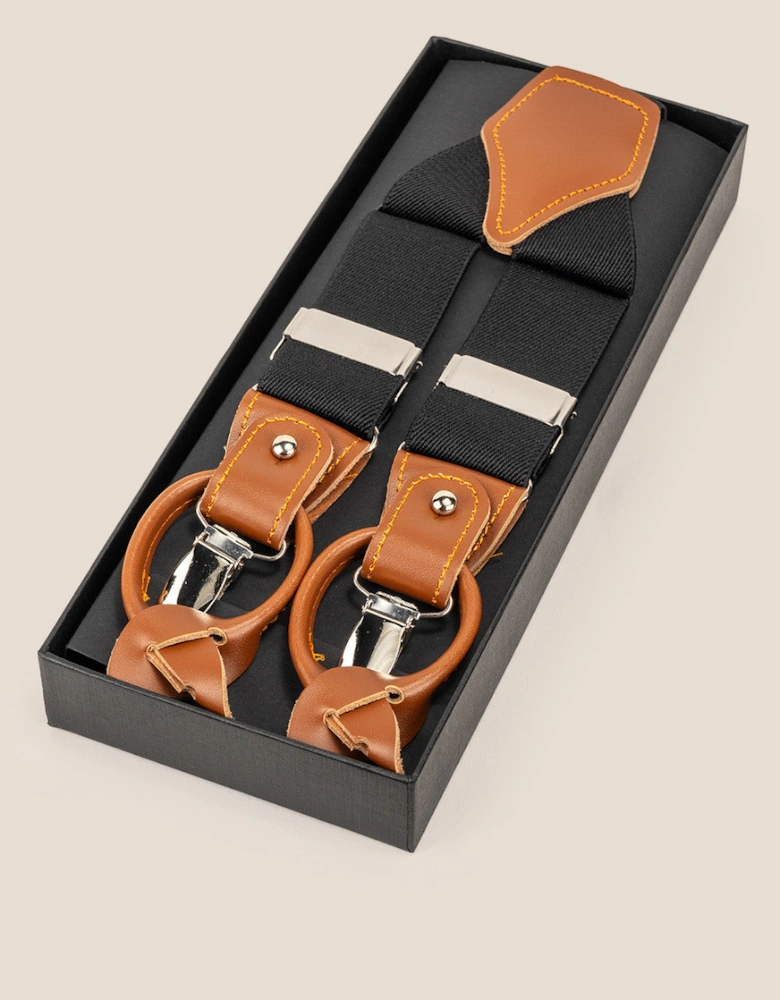 Black Combination Braces