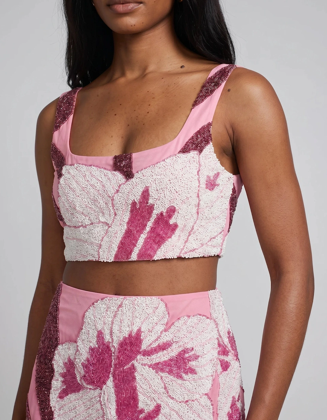 Delilah Beaded Co-ord Top Oceanus x By Poppy, 8 of 7