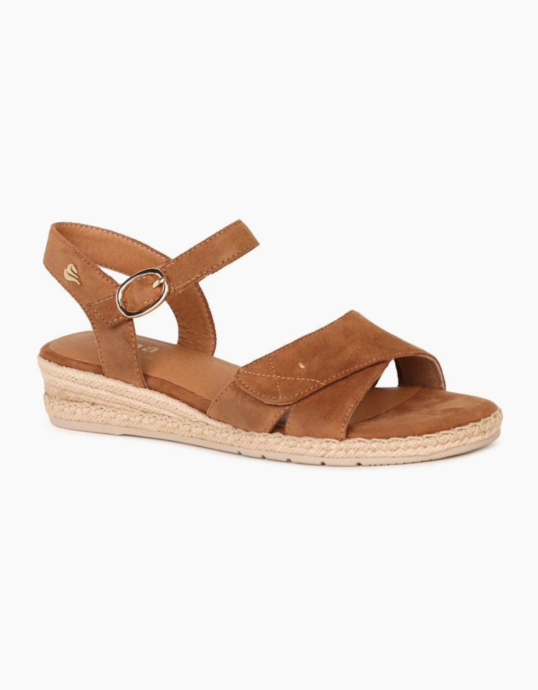 California Womens Low Wedge Sandals