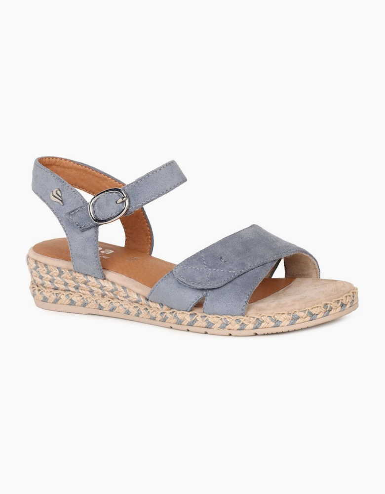 California Womens Low Wedge Sandals