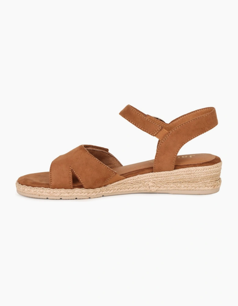 California Womens Low Wedge Sandals