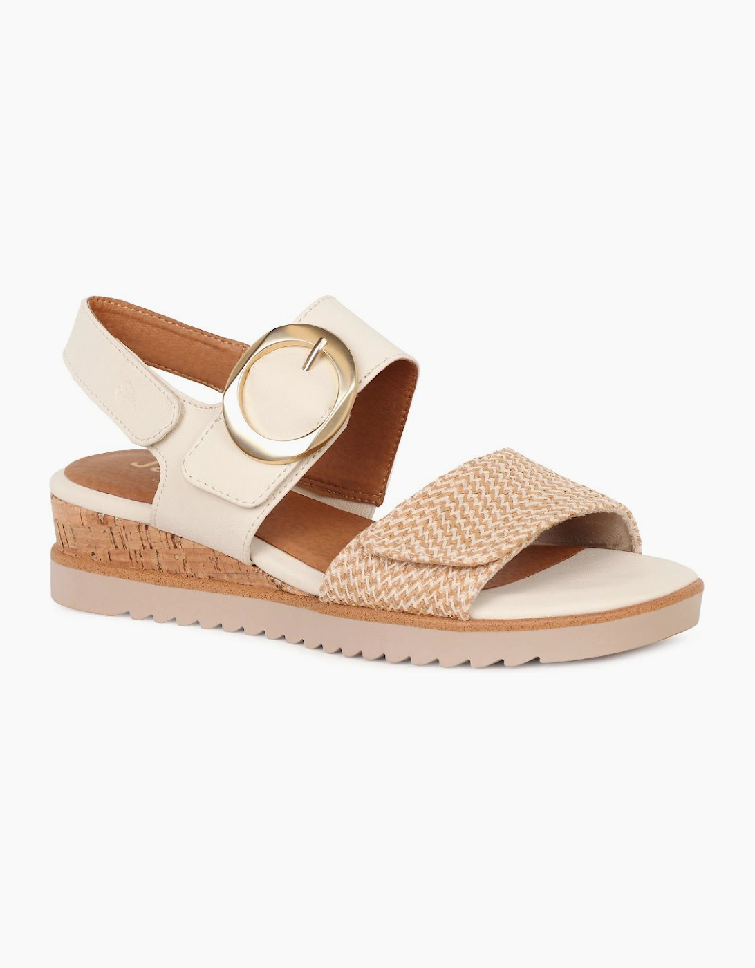Delaware Womens Wedge Heel Sandals, 7 of 6