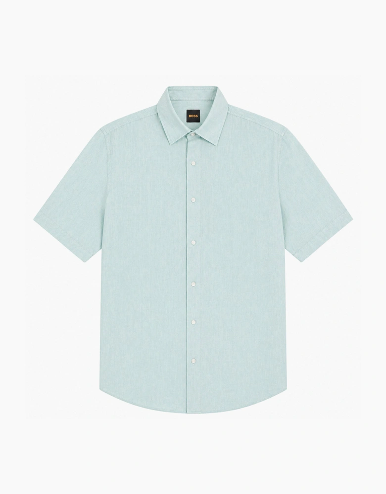 Boss Rash 2 Linen Short Sleeve Shirt