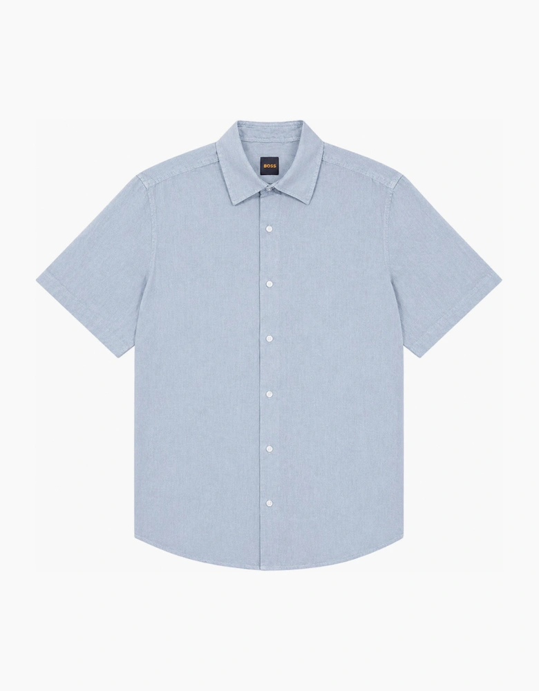 Boss Rash 2 Linen Short Sleeve Shirt