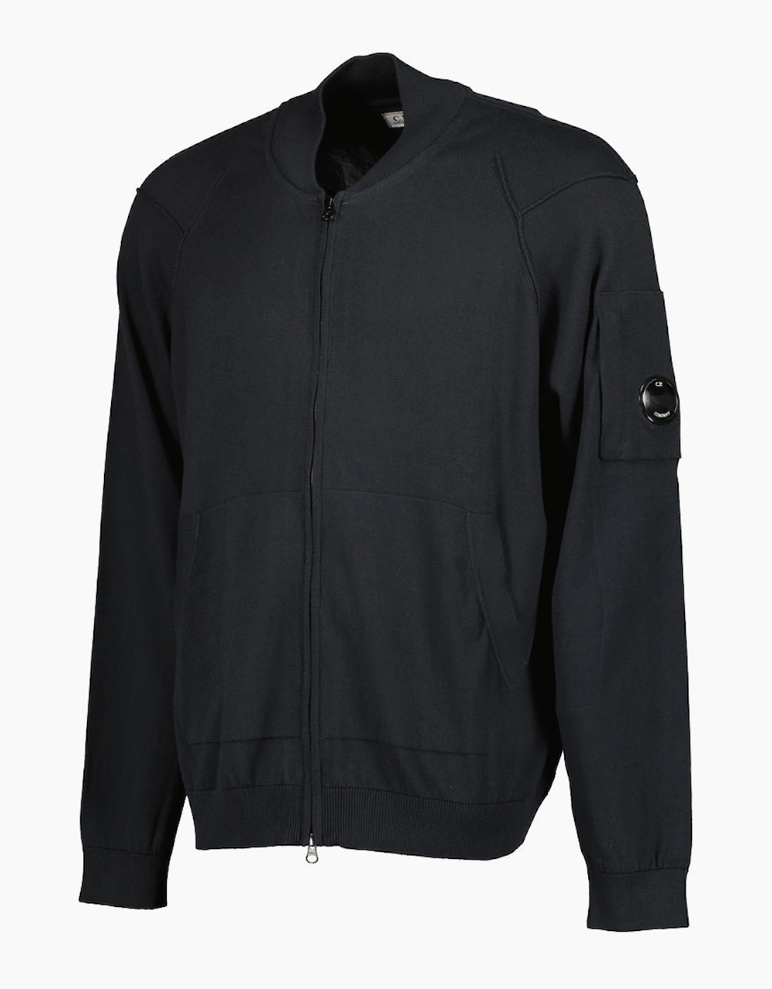 Sea Island Zipped Lens Cardigan