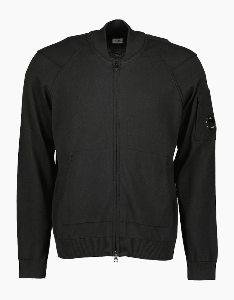 Sea Island Zipped Lens Cardigan