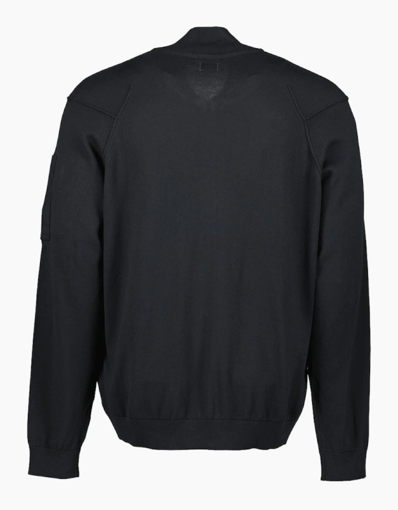 Sea Island Zipped Lens Cardigan