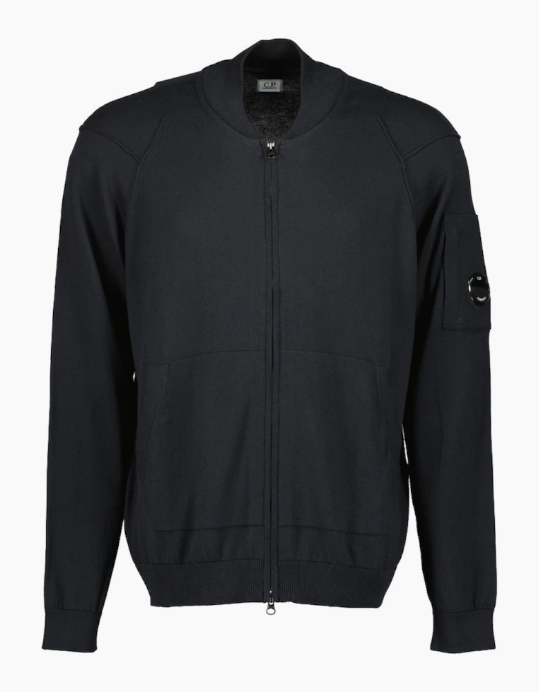 Sea Island Zipped Lens Cardigan