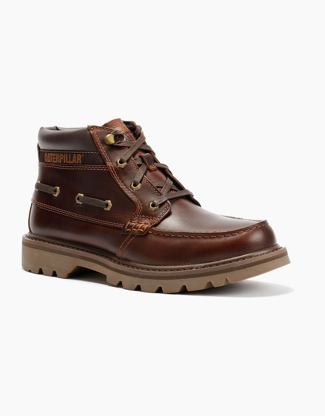 Caterpillar Colorado Boat Mid Leather Men's British Tan Boots