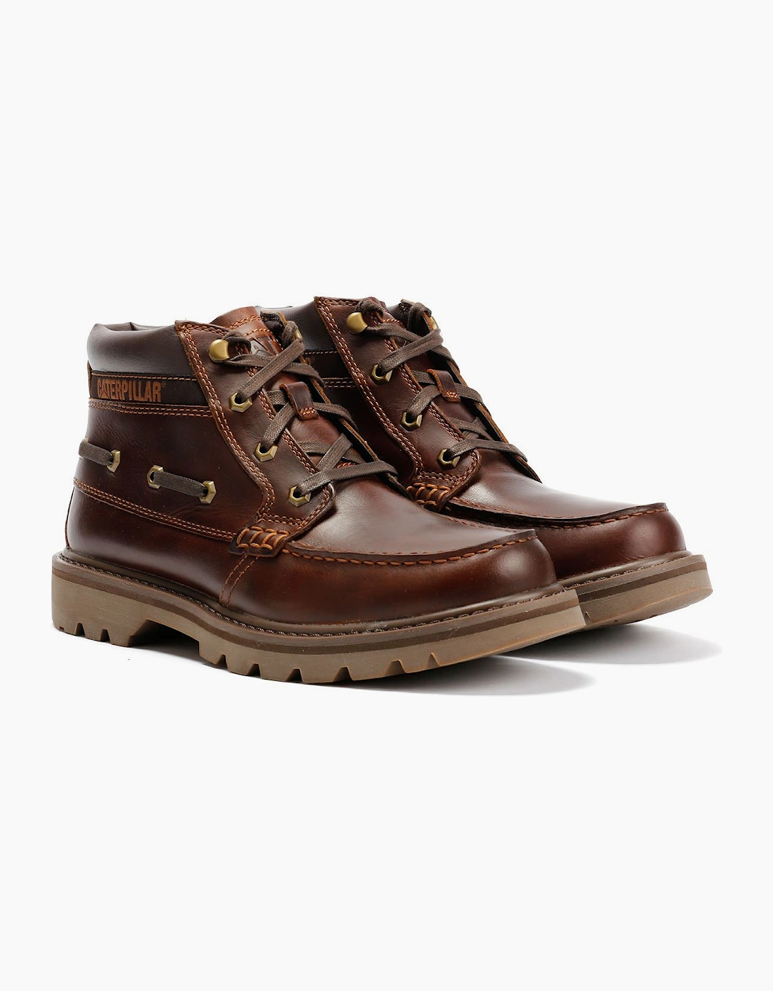 Caterpillar Colorado Boat Mid Leather Men's British Tan Boots