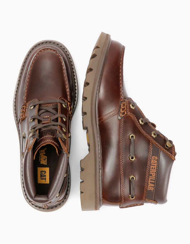 Caterpillar Colorado Boat Mid Leather Men's British Tan Boots