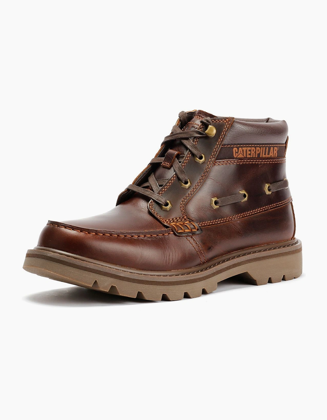 Caterpillar Colorado Boat Mid Leather Men's British Tan Boots