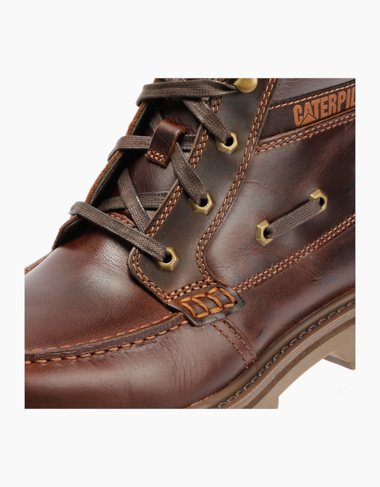 Caterpillar Colorado Boat Mid Leather Men's British Tan Boots