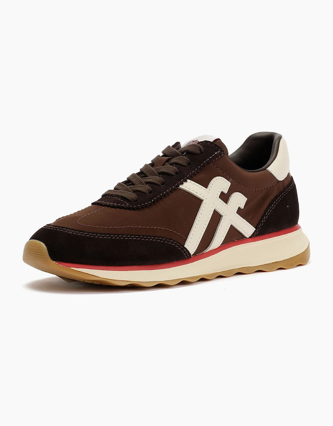 FitFlop Retro-Q FF Nylon Women's Chocolate Brown/Paris Beige Trainers