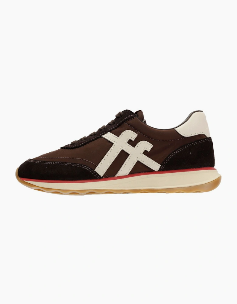 FitFlop Retro-Q FF Nylon Women's Chocolate Brown/Paris Beige Trainers