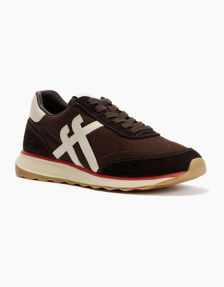 FitFlop Retro-Q FF Nylon Women's Chocolate Brown/Paris Beige Trainers