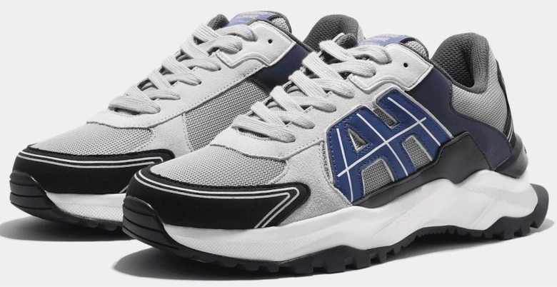 AH ONE Blue/Grey Runner Sneaker