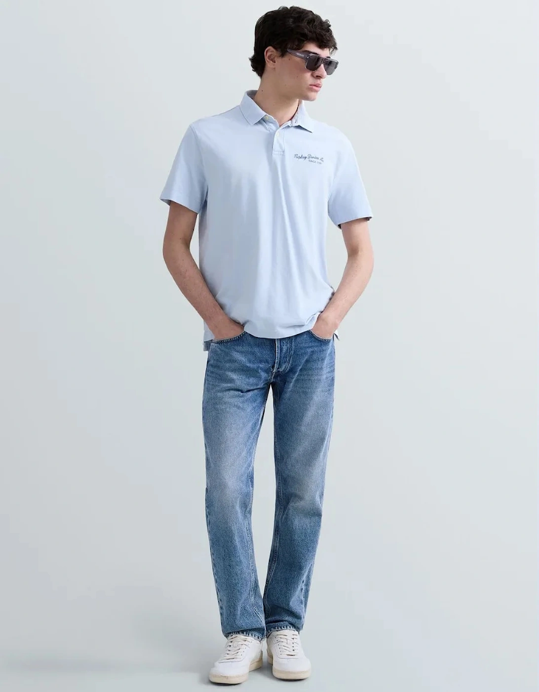 Replay Grover Straight Fit Jeans - Light Wash 0C2.009