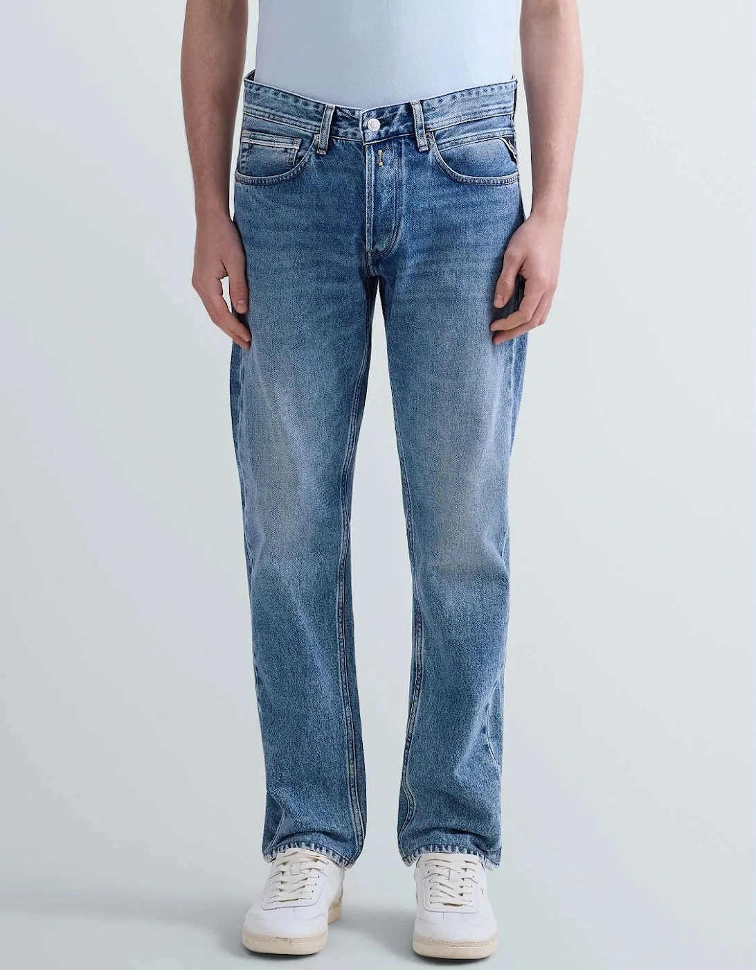 Replay Grover Straight Fit Jeans - Light Wash 0C2.009